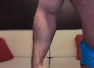 Straight Bodybuilder Shows off by Flexing and Posing Huge Muscular Body