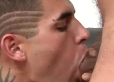 Two young guys jumping on each other's cocks and having fun