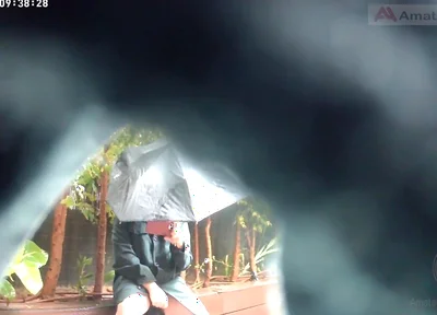 Amateur Guy Caught Peeing in a Public Park