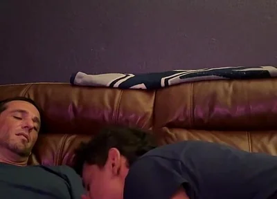 Latino Sucking Guero's Dick