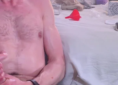 Jerking off with Very Intense Face, 