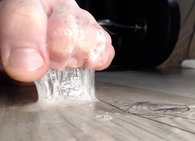 Daddy Feeds Drool and Snot with Legs