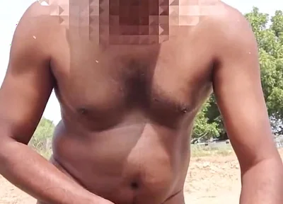 Outdoor Field Nude - Sexy Indian Young Man Acting Funny Masturbating