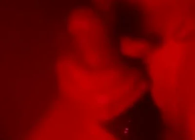 Oily Masturbation in Red Monochrome