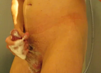 Hard Dick Cleaning Shower