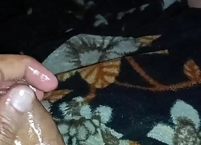 Cock Massage:- Desi Boy Massage His Huge Cock and Masturbation