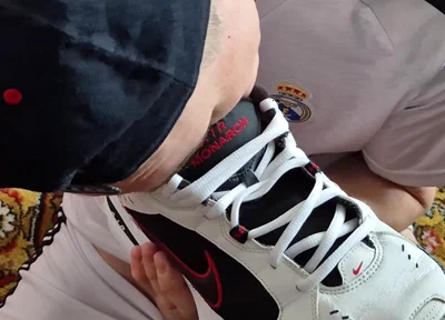 Licks Cum From Nike's Sneakers