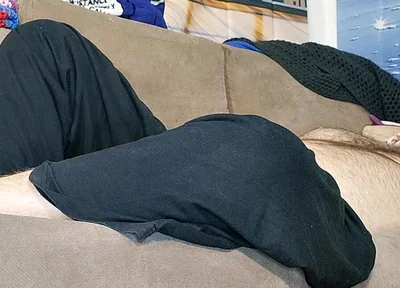 Chubby Daddy Bear Naked Dirty Feet