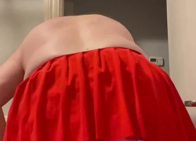My Red Mini Skirt