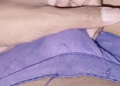 Slim and Skinny Sissy Femboy Masturbating in Sister's Pantie