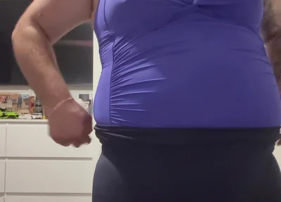 Cock and Ball Bondage with Nipple Clamps Crossdress and Butt Plug Part 2