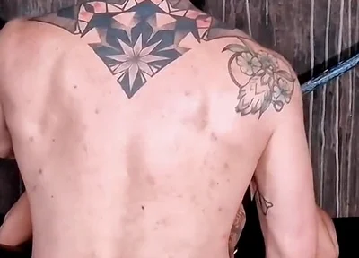 Bondage Piss Wax Slave by the Bearded Master