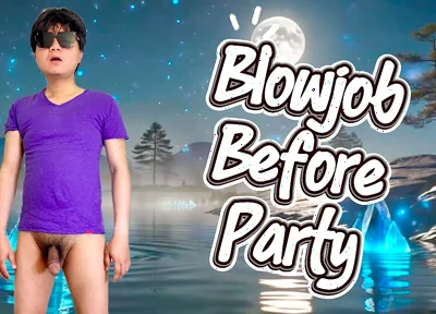 Blowing a Straight Friend Before Partying in the Club