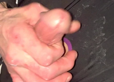 Crossdresser Michelle Wearing Spandex Long Sleves Swimsute Lots of Precum Then I Bust a Huge Cum Load