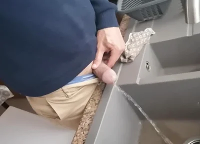 Pissing Into My Kitchen Sink
