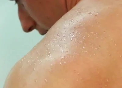 Shower with a Huge Cock and Dildo