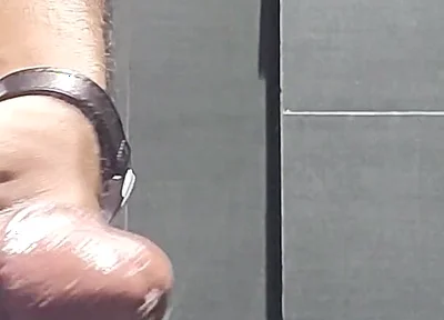 Horny Office Worker Sneaks Into Washroom to Masturbate After a Long Day