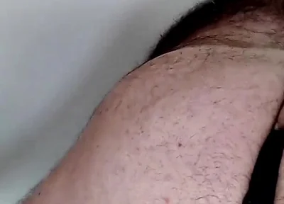 Bullmusclejoe Uses His Friends Dildo to Taste His Own Ass!