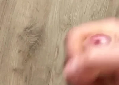 Morning Handjob and Cum on the Table