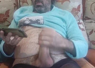 Jerking off My Hard and Wide Cock Till I Cum a Lot, Face View