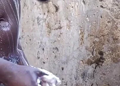 Real Big Black Cock Gets Sunny Day Massage