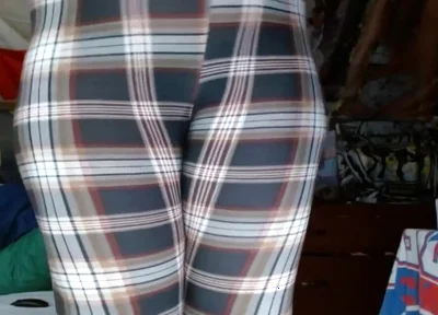Fat Sissy Cosmicjones88 Shakes Big Ass in Leggings and Without