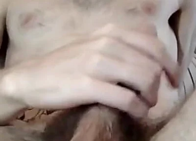Morning Cum From Skinny Hairy Guy