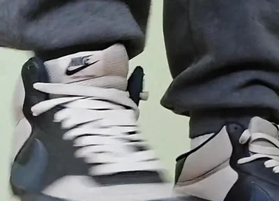 Nike Sneakers on My Feet