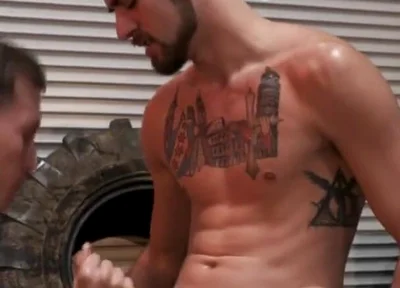 NextDoorRaw - Isaac Parker restrained & dildo fucked