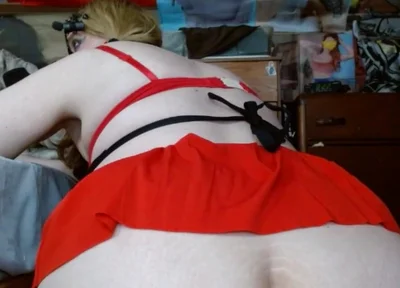 Fat Sissy Pig Playing on the Floor Like It Should Be