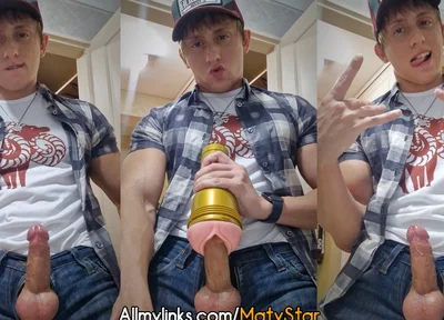 Fucking Fleshlight Clothed!