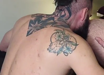 Bearded Master Uses Sub, Hairy Slut with a Bubble Butt in a Thong