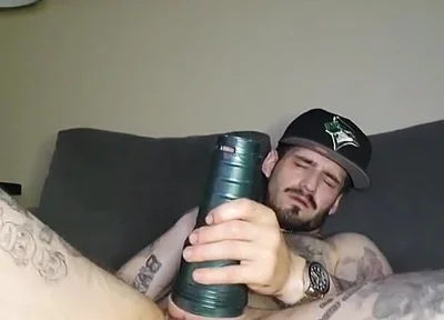 Young Hot Stud and His Fleshlight Part 3