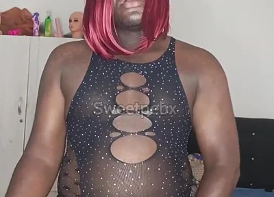 Jerking off My Dick with My Lingerie