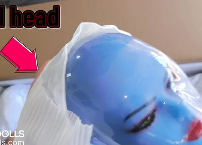 Sex Doll Unboxing ASMR and Rubbing Tits