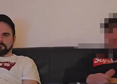 Straight Turkish Buddy First Time Seduced to a Mutual Jerkoff and Blowjob by a Guy