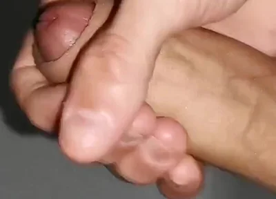 A Very Powerful Stream From a Large Penis