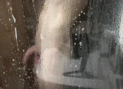 Boy Takes a Shower, Jerks off and Cums