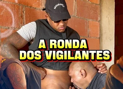 Security Guards Having Sex After the Patrol in the Building