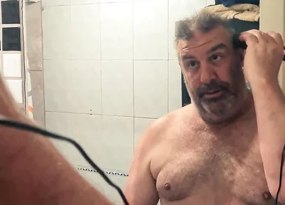 Before the Fight - Silver Daddy Boxer POV
