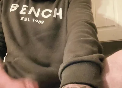 Big Dick Wanking and Smoking