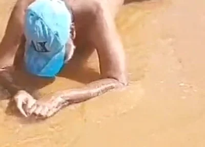 Ladysilva Naked on the Beach Very Hot