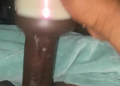 Moving Big Black Dick in Fleshlight