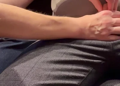 2 Guys Get the Uncut Cocks and Balls Out of Their Pants and Play