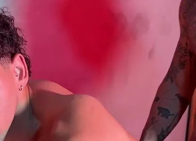 Big Dick Papi Muscle Latin Stud Azael Maluma Fucks Cute Twink Bareback