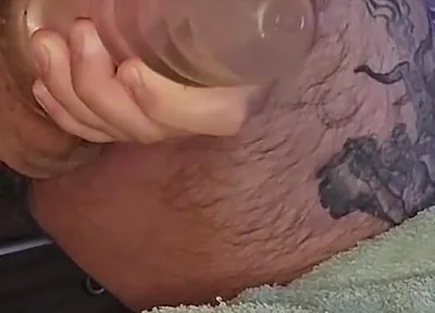 Gay Bear Tries New Toy