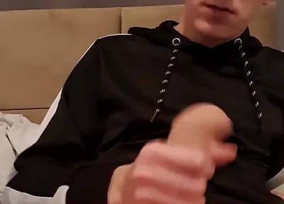 Skinny Young Lad in White Tight Boxers