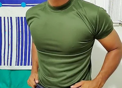 Indian Military Male Jerks His Cock