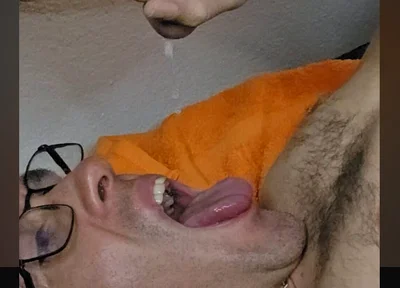 POV Cumswallow Slave Dripping Warm Cum