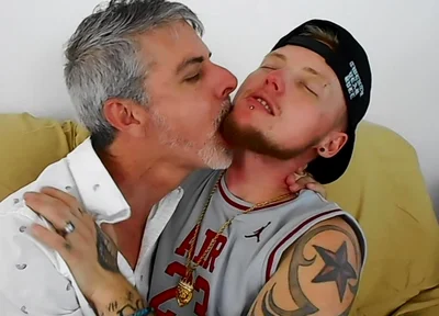 Hot Gay Kissing with Jc & Richard